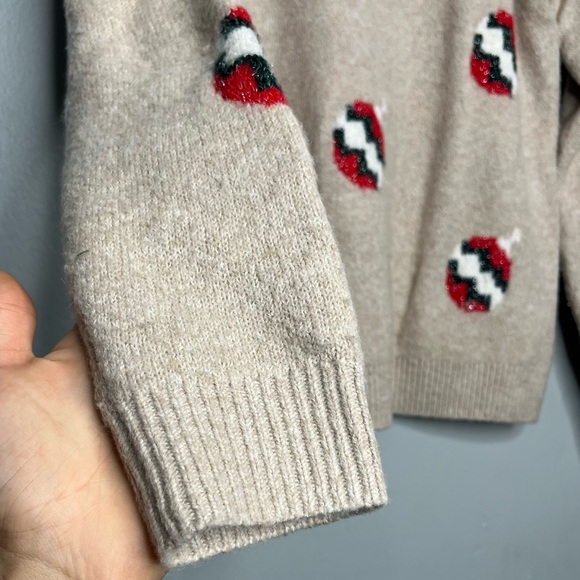 Cupcakes and Cashmere Christmas Ornament Bauble Knit Sweater - Picture 4 of 6